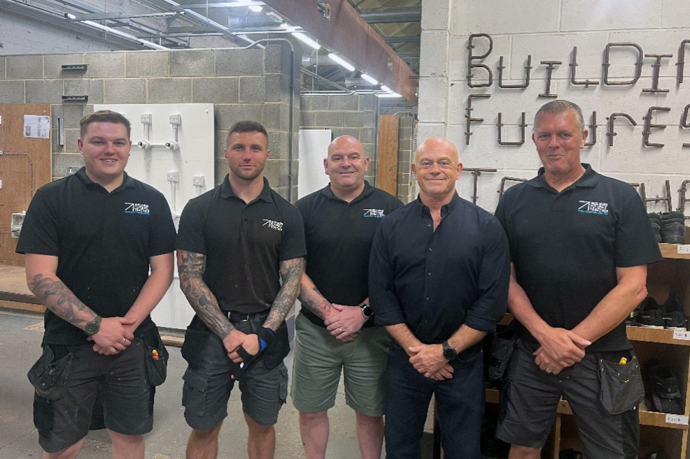 Ross Kemp visits Building Futures Together